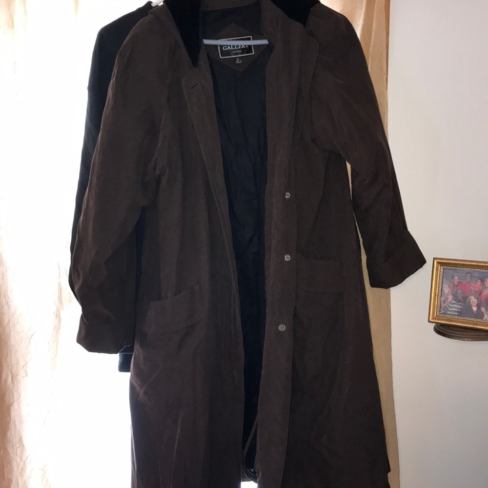 Suede 3/4 coat